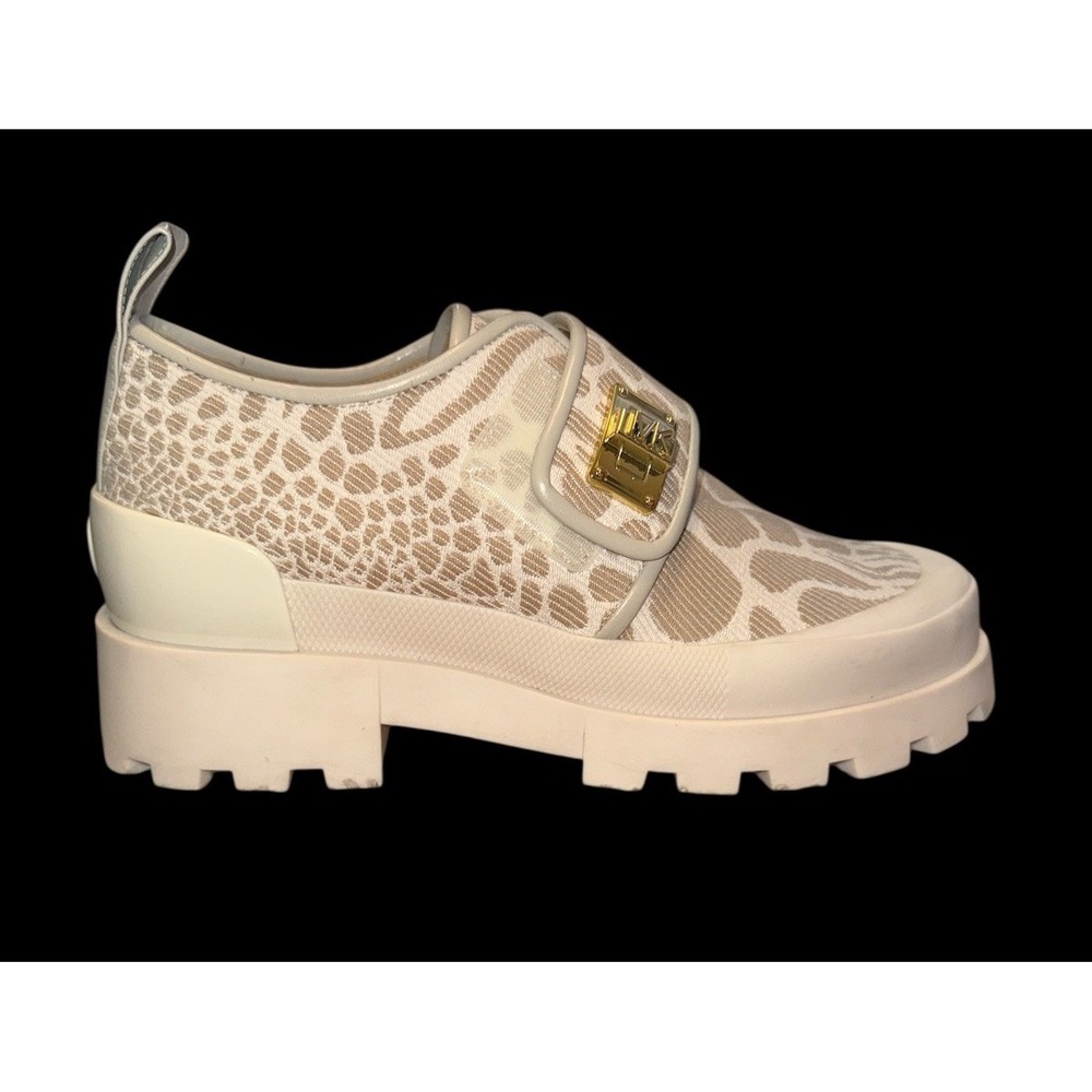 Michael Kors Padma Strap Loafer Animal Jacquard Print Retro Slip On Mature 10M‎
